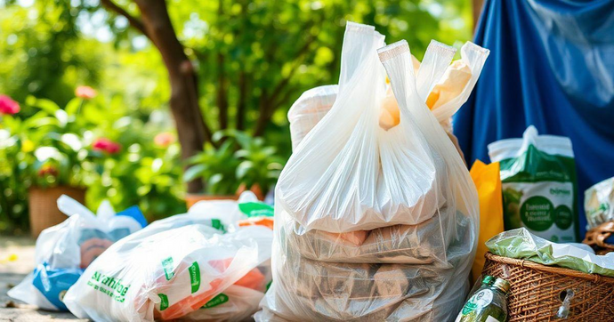 Pacote de Sacolas Plásticas Vale a Pena