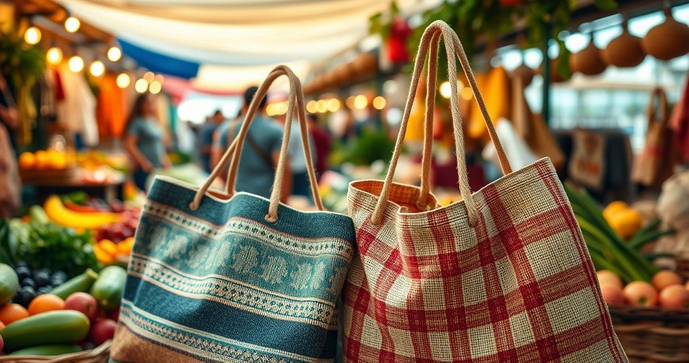 Sacolas recicláveis como solução sustentável para o meio ambiente
