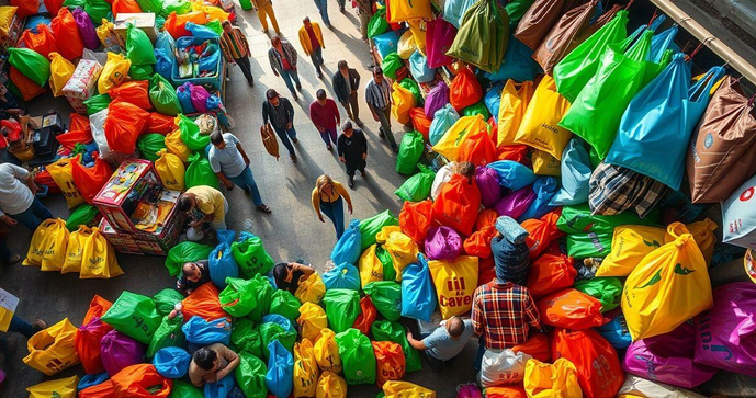 Sacolas Plásticas Recicladas no Atacado Transformam o Mercado de Embalagens